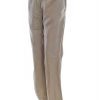 Sand Stl 36 Färg Beige Casual Byxor Material Lin