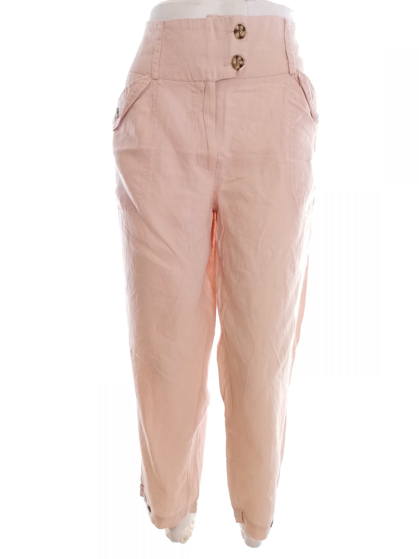 The Masai Stl M Färg Pudrig Rosa Casual Byxor Material Lin 100%