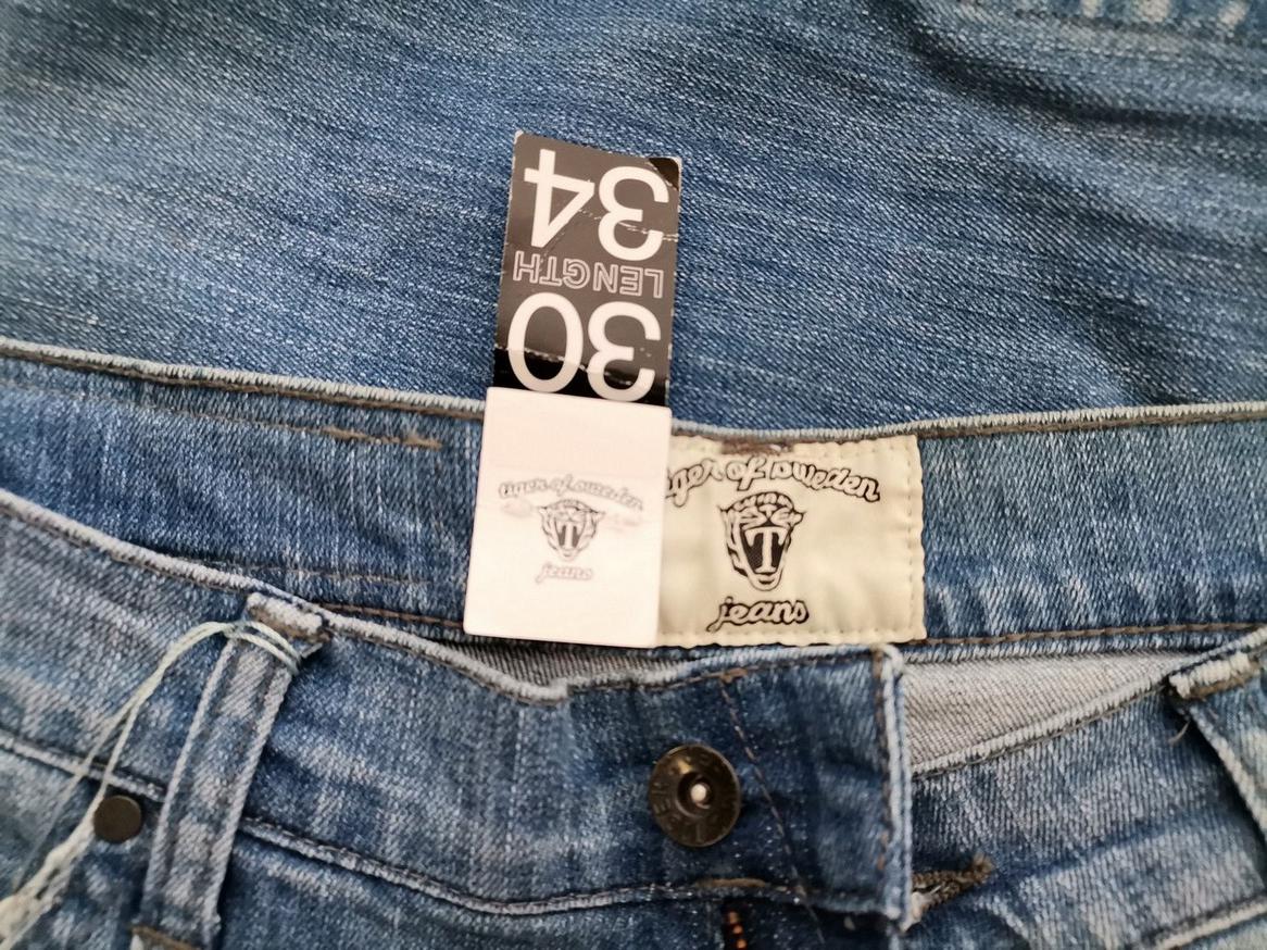 Tiger of Sweden Stl W30 L34 Färg Blå Jeans Material Bomull