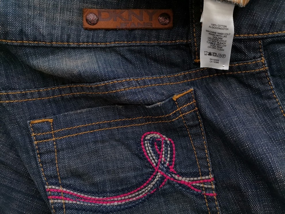 Dkny Jeans Stl 29 Färg Marinblå Jeans Material Bomull 100%