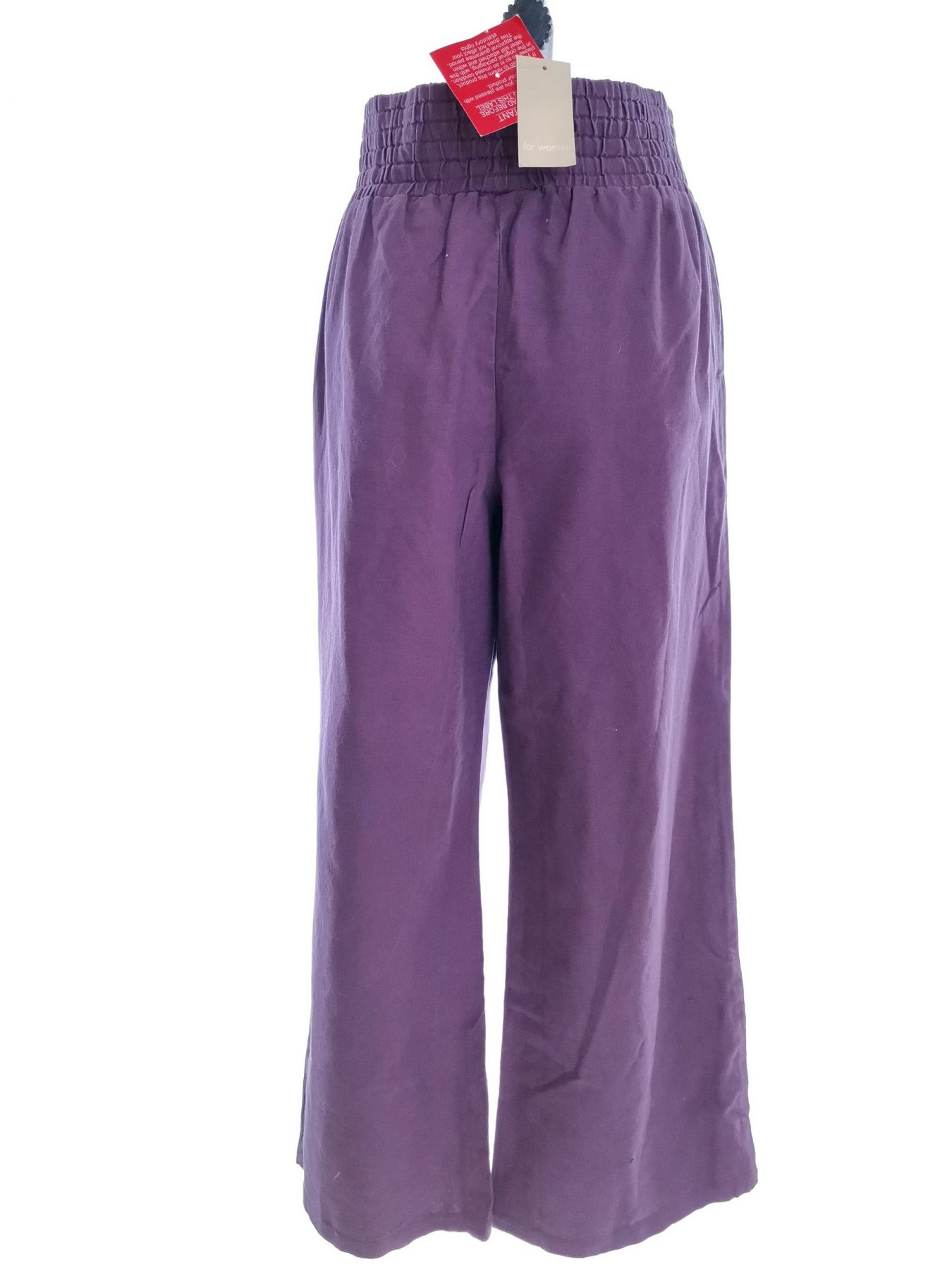 For Women Stl 20 (46) Färg Lila Casual Byxor Material Lin