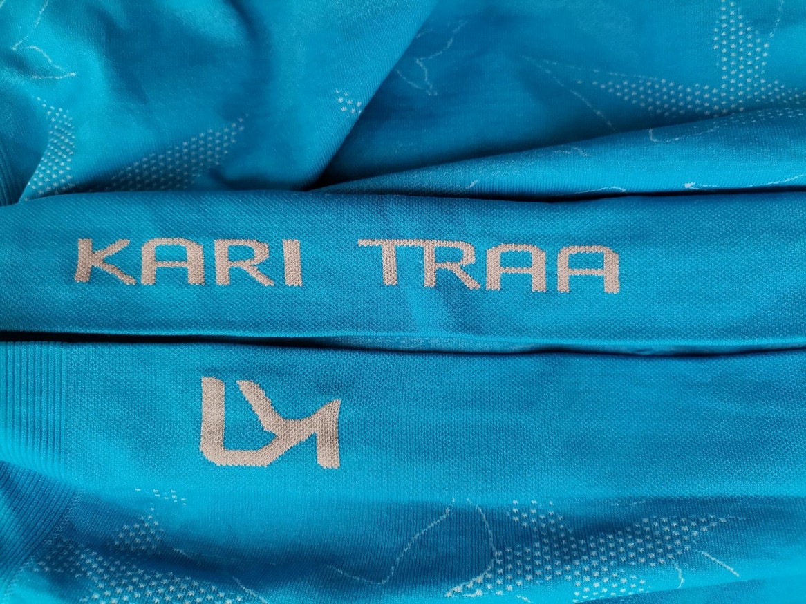 Kari Traa Stl XS/S Färg Blå Rund hals Blus Ärmlös