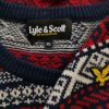 Lyle & Scott Stl XL Färg Marinblå Herr Tröja Långärmad Material Ull 100%