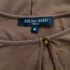 Ilse Jacobsen Stl M Färg Brun Keyhole Crew Neck Blus Långärmad Material Viskos