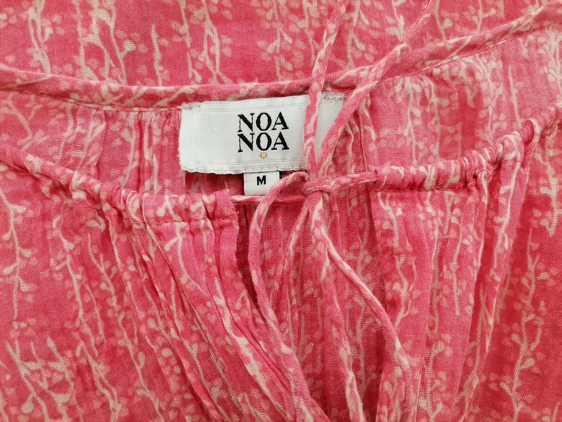 Noa noa Stl M Färg Rosa Keyhole Crew Neck Blus Ärmlös Material Bomull 100%