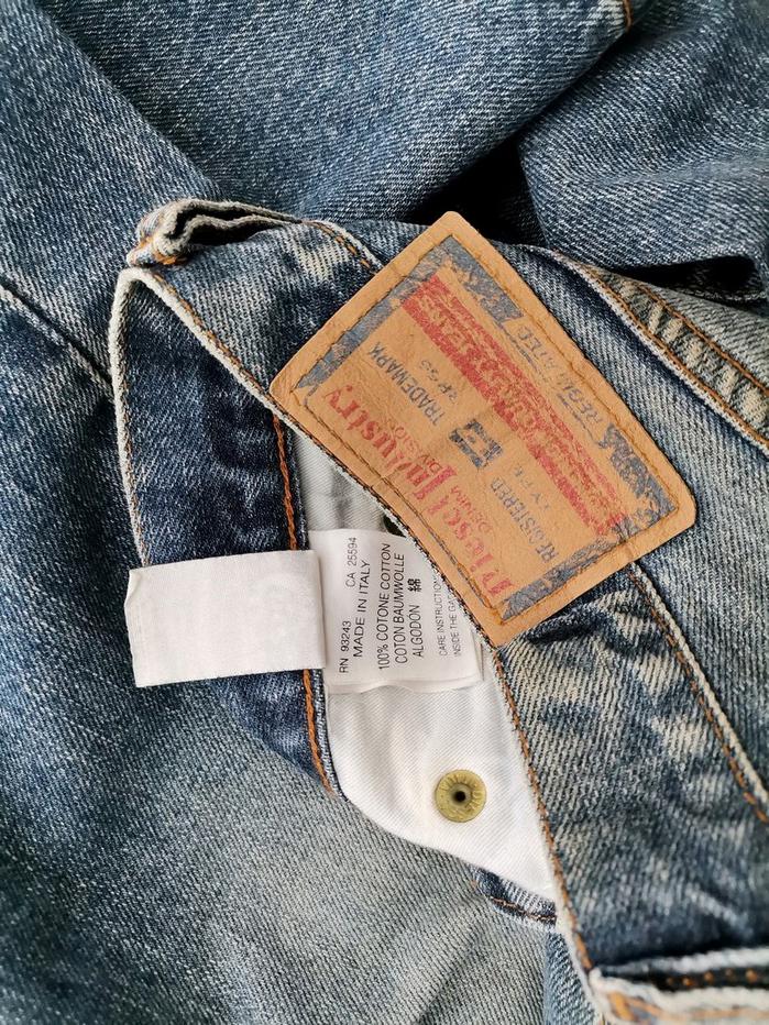 Diesel Stl W28 L34 Färg Blå Jeans Material Bomull 100%