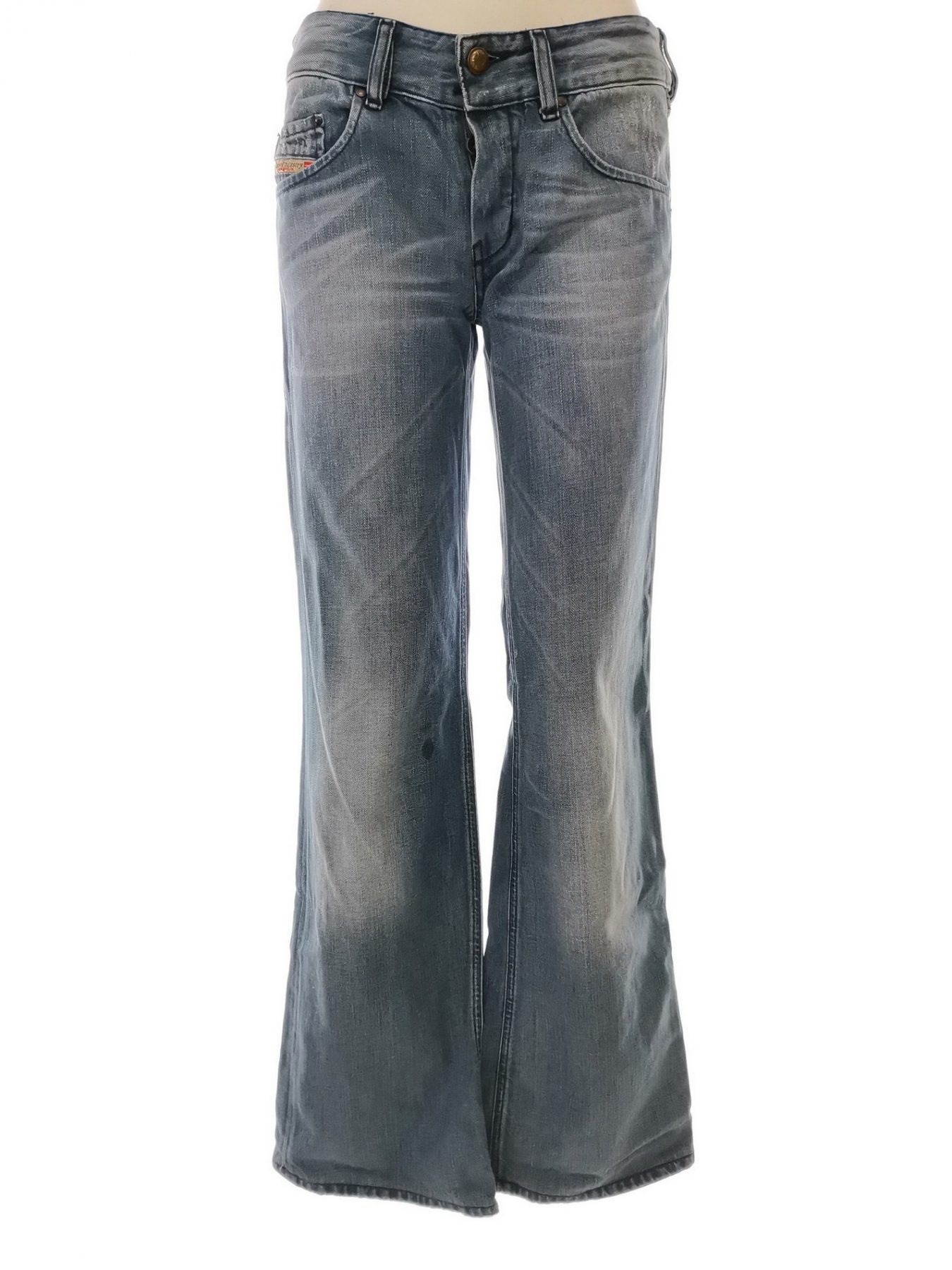 Diesel Stl W26 L34 Färg Blå Jeans