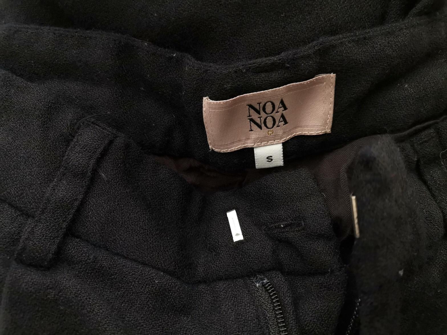 Noa noa Stl S Färg Svart Casual Byxor Material Viskos