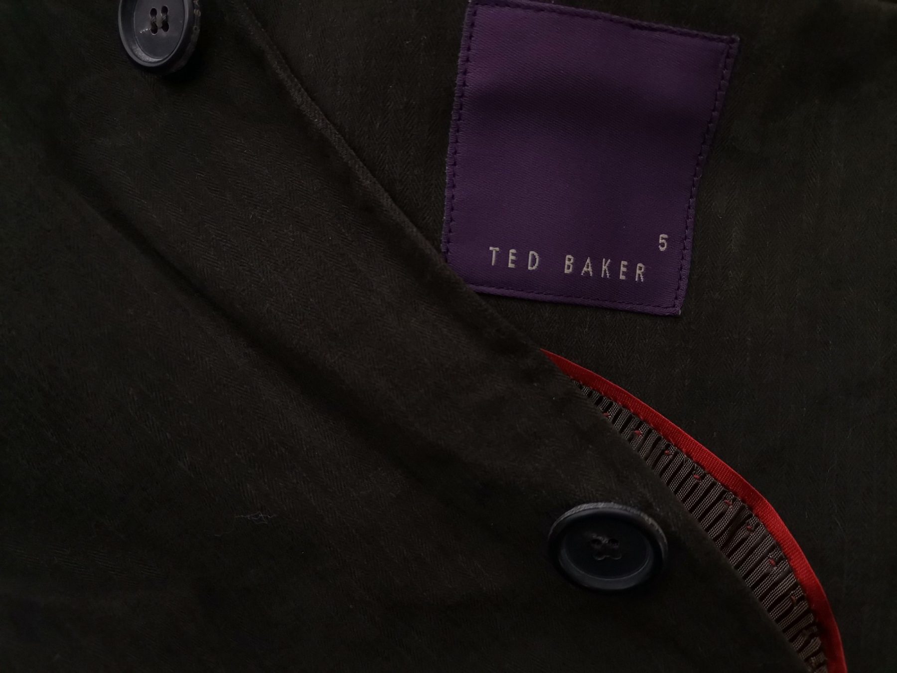 Ted Baker Stl XL Färg Khaki Herr Kavaj Långärmad Material Bomull 100%