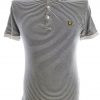 Lyle & Scott Stl M Färg Vit Ränder Krage Herr Polo Kortärmad Material Bomull 100%