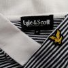 Lyle & Scott Stl M Färg Vit Ränder Krage Herr Polo Kortärmad Material Bomull 100%