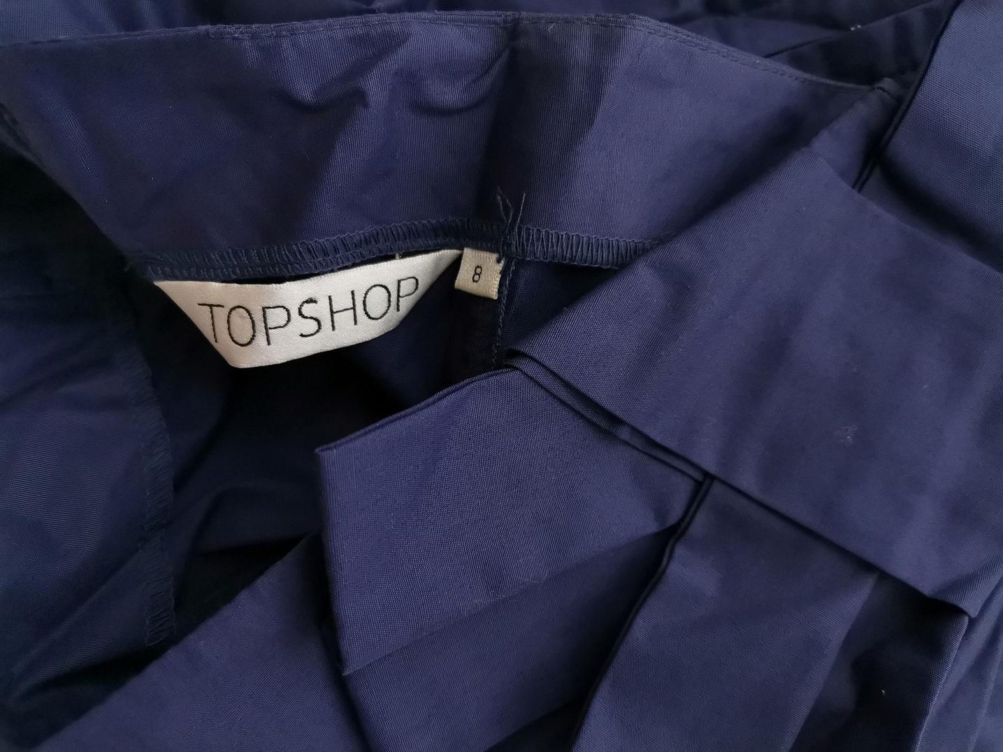 Topshop Stl 8 (36) Färg Marinblå Korsett Ärmlös