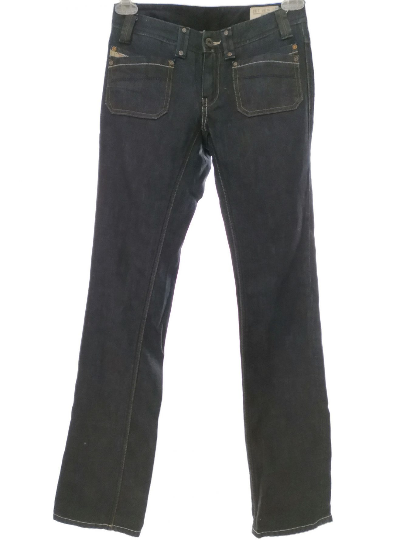 Diesel Stl W26 L32 Färg Marinblå Jeans Material Bomull 100%