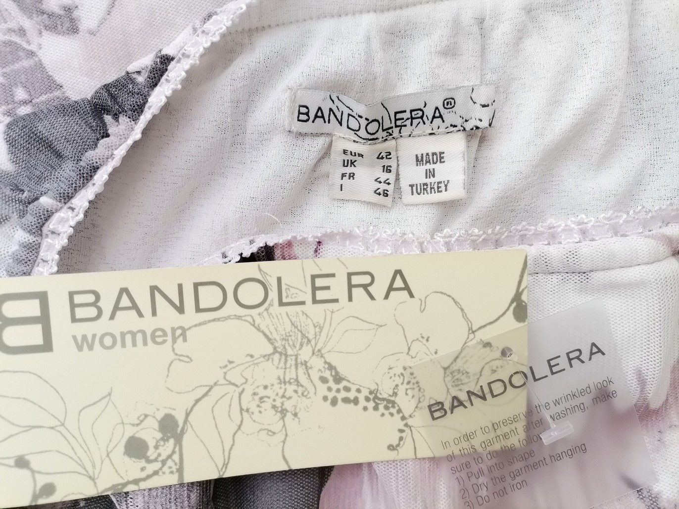 BANDOLERA Stl 42 Färg Pudrig Rosa Maxikjol Kjol Lång