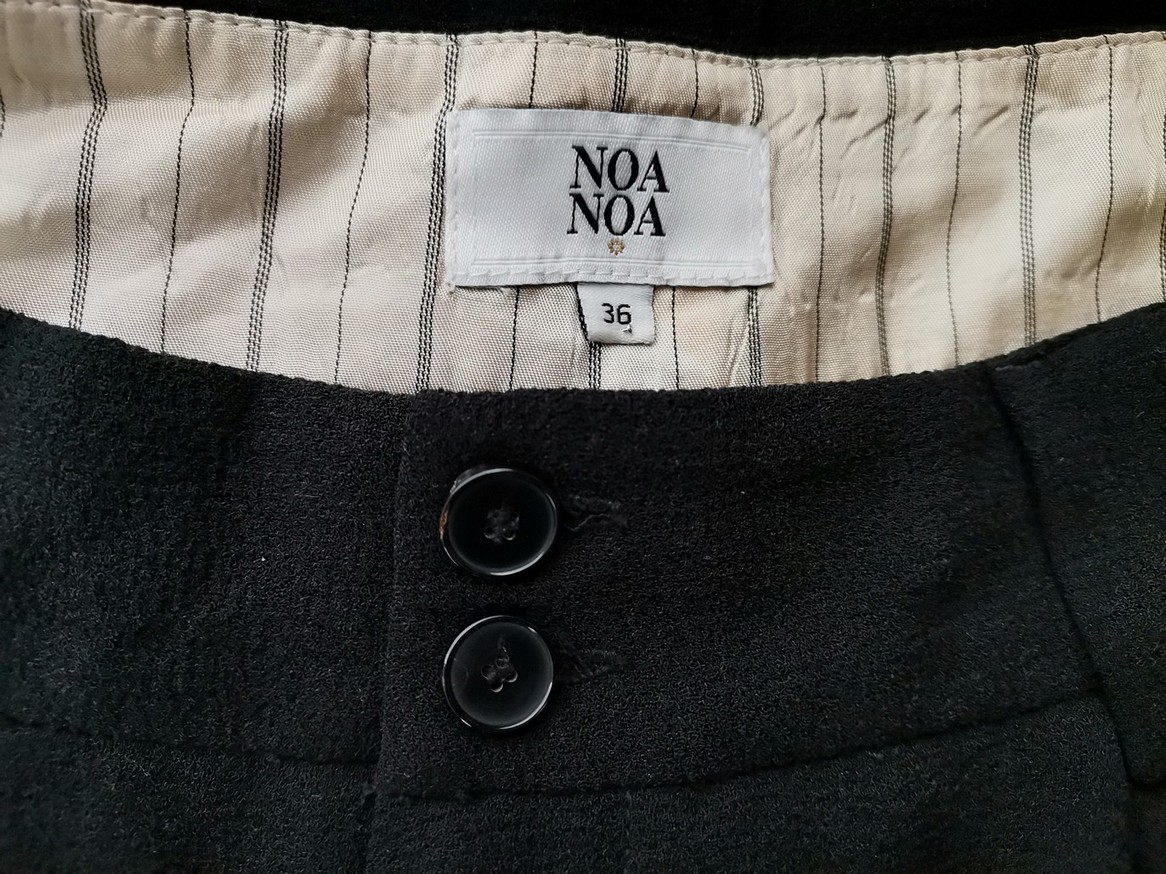 Noa noa Stl 36 Färg Svart Casual Byxor Material Bomull 100%