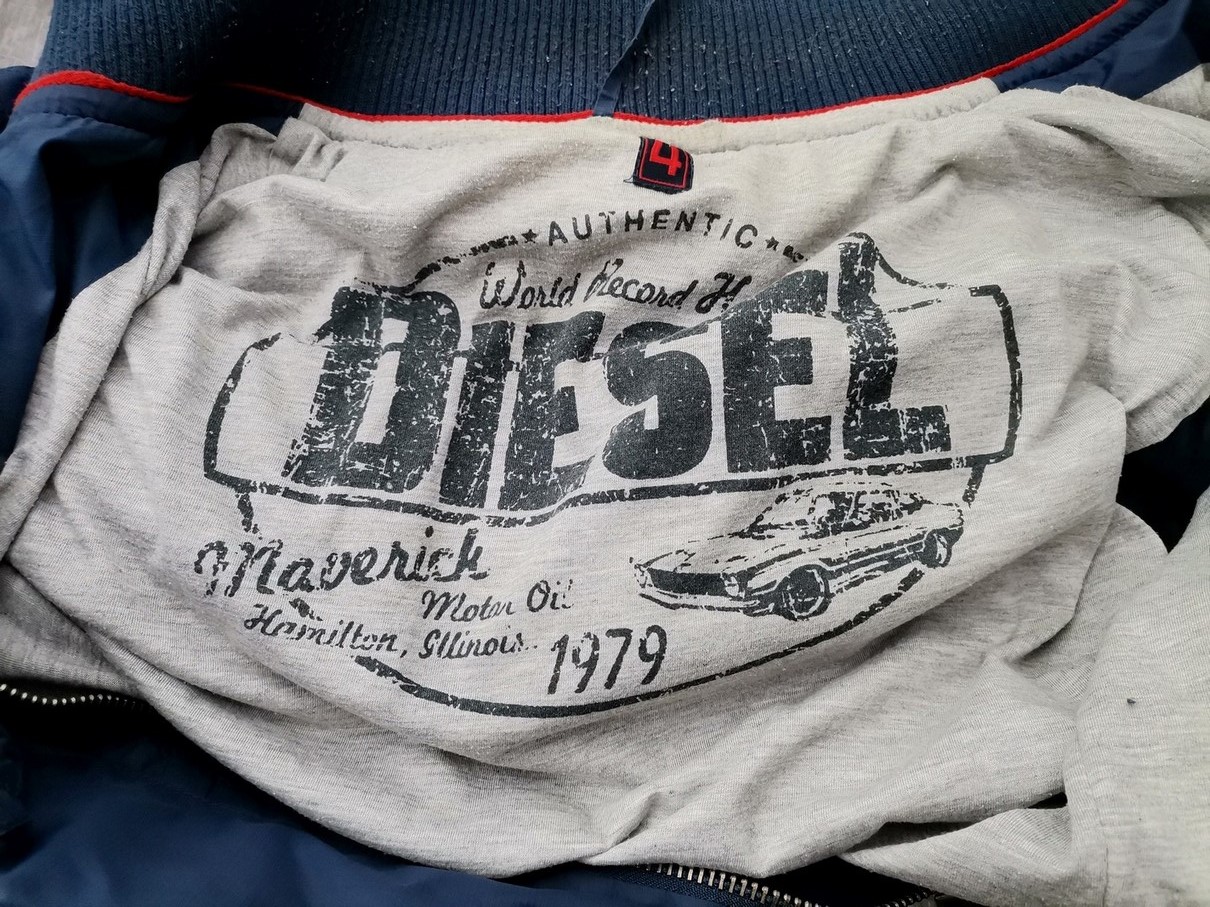 Diesel Stl 4 (XL) Färg Marinblå Herr Jacka Långärmad