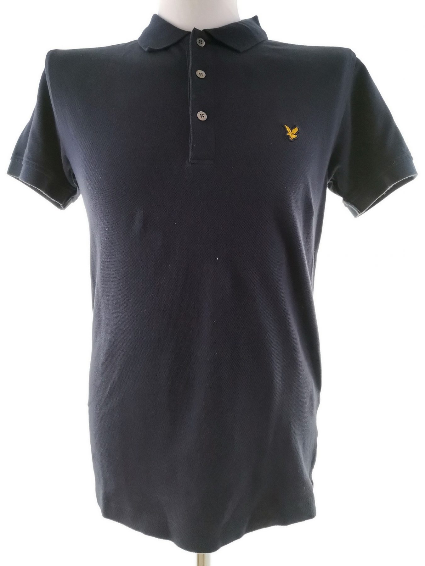 Lyle & Scott Stl M Färg Marinblå Krage Herr Polo Kortärmad Material Bomull 100%