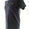 Lyle & Scott Stl M Färg Marinblå Krage Herr Polo Kortärmad Material Bomull 100%