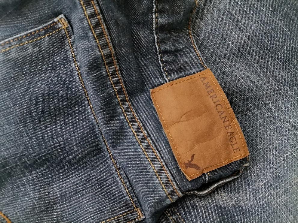 American Eagle Stl W30 L34 Färg Blå Material Bomull 100%