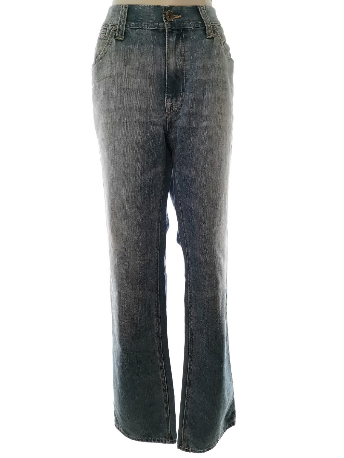 Dkny Jeans Stl W36 L32 Färg Blå Material Bomull