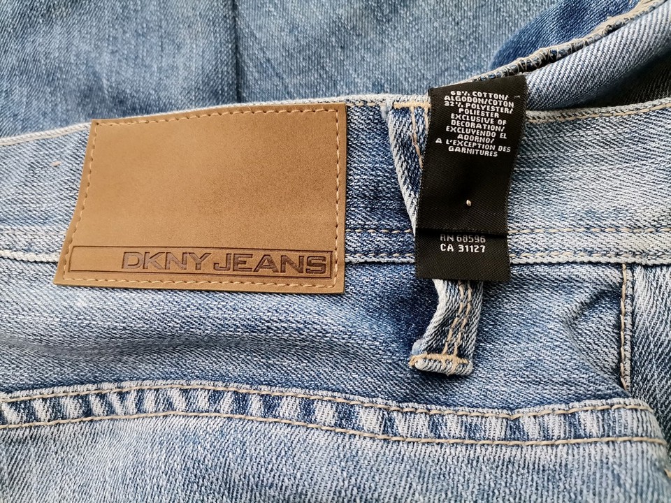 Dkny Jeans Stl W36 L32 Färg Blå Material Bomull