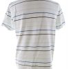 BEN SHERMAN Stl M Färg Vit Ränder Krage Herr Polo Kortärmad Material Bomull 100%