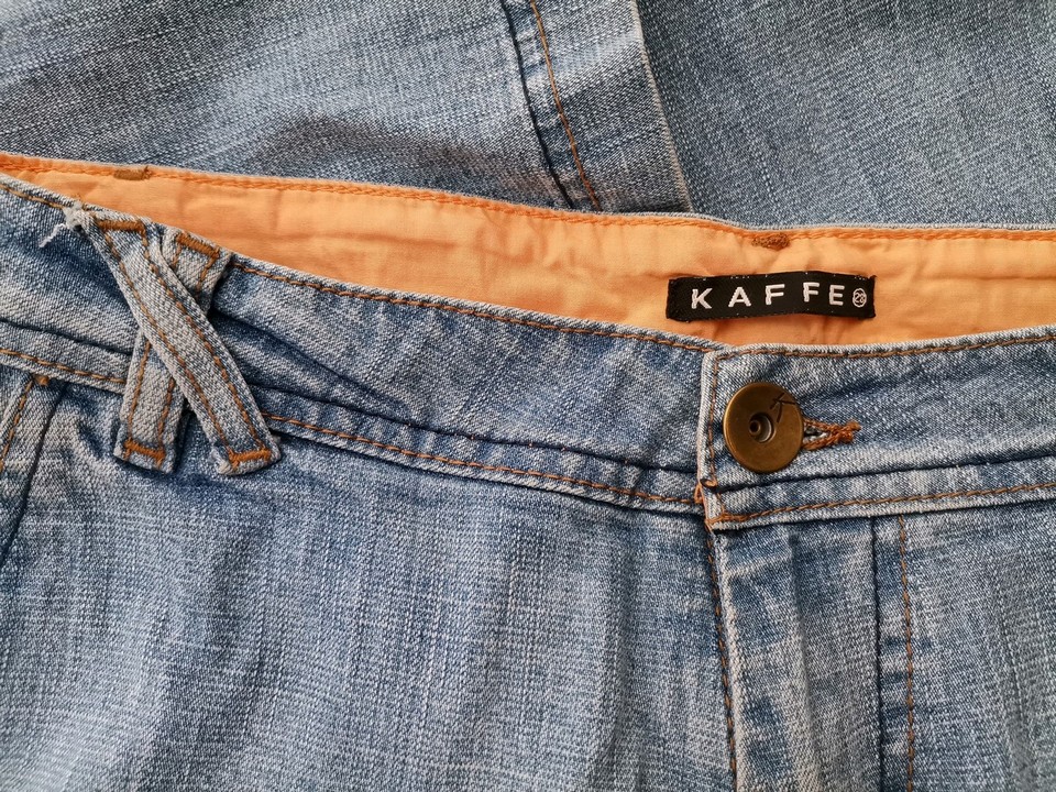 Kaffe Stl 28 Färg Blå Jeans Material Bomull 100%