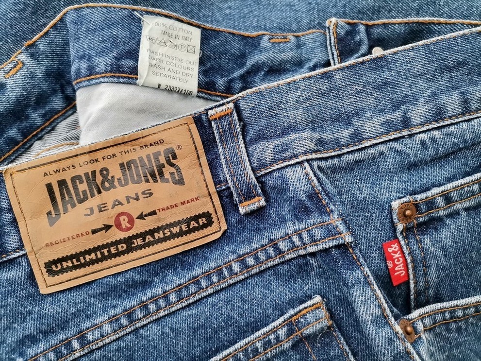 Jack & jones Stl W33 L32 Färg Blå Material Bomull 100%