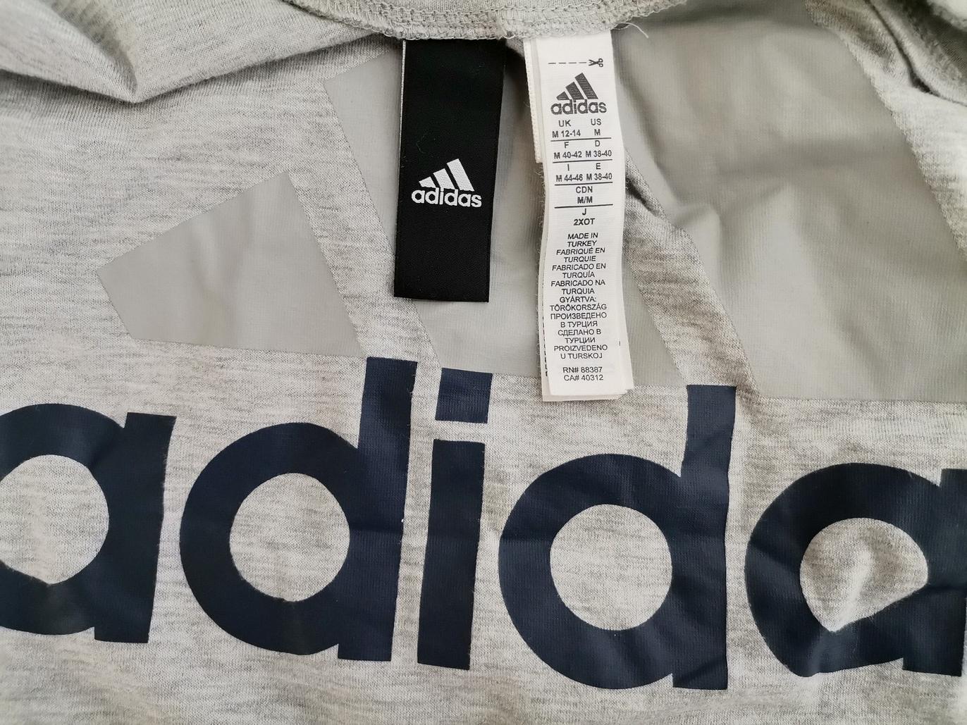 Adidas Stl M Färg Grå Herr T-shirt Ärmlös