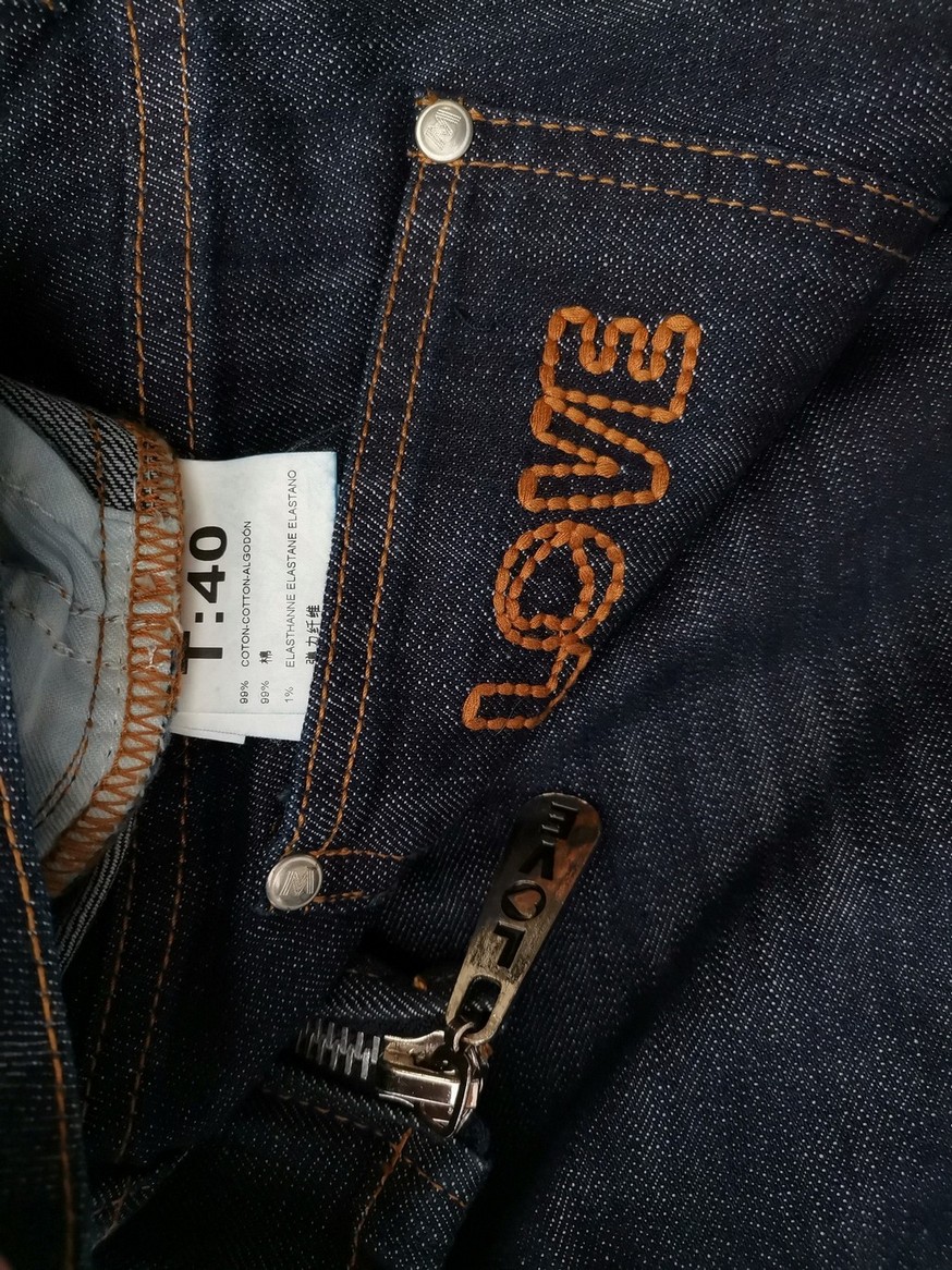 Morgan Stl 40 Färg Marinblå Jeans Material Bomull