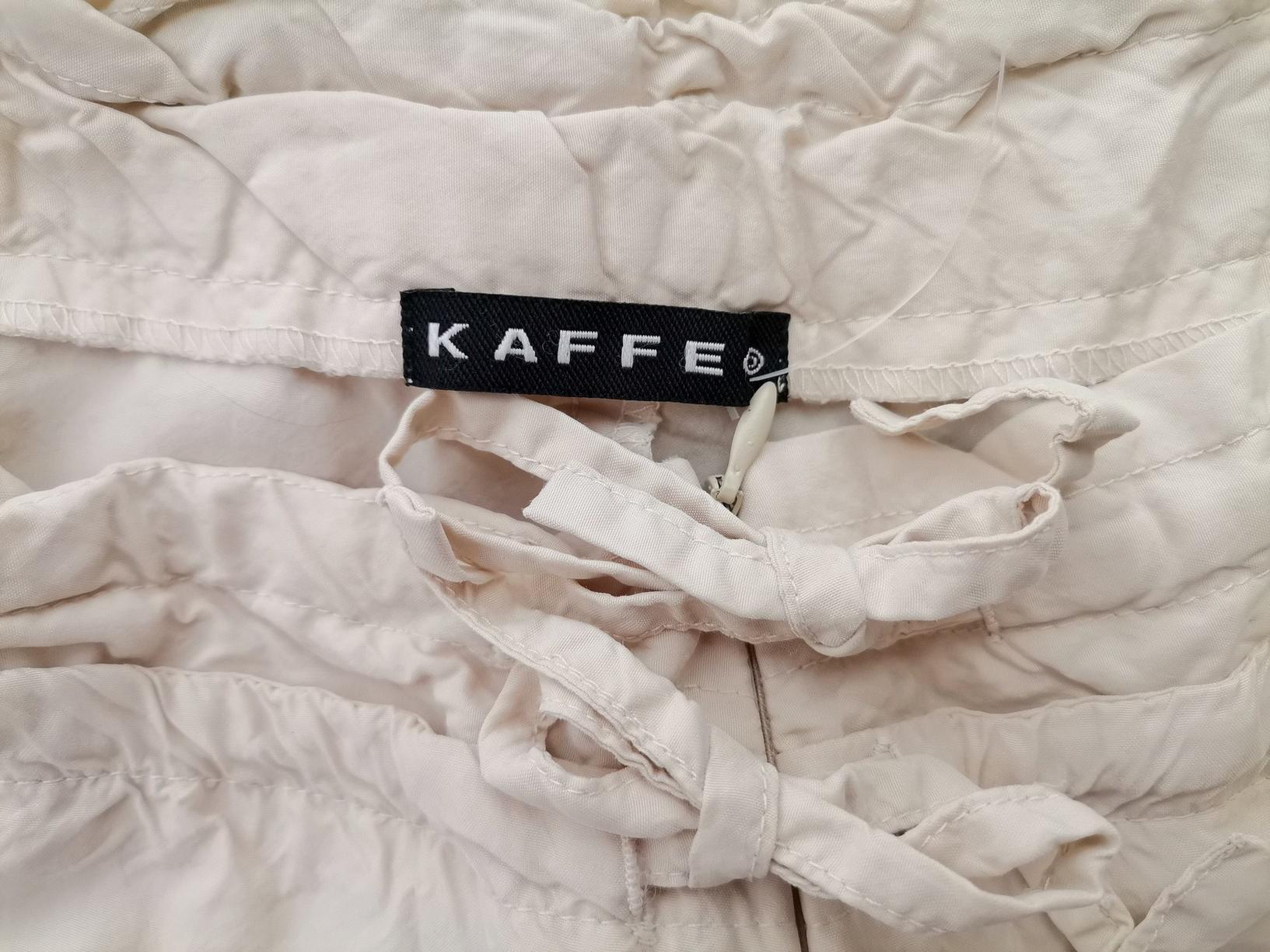 Kaffe Stl 40 Färg Elfenben Capribyxor Material Cupro