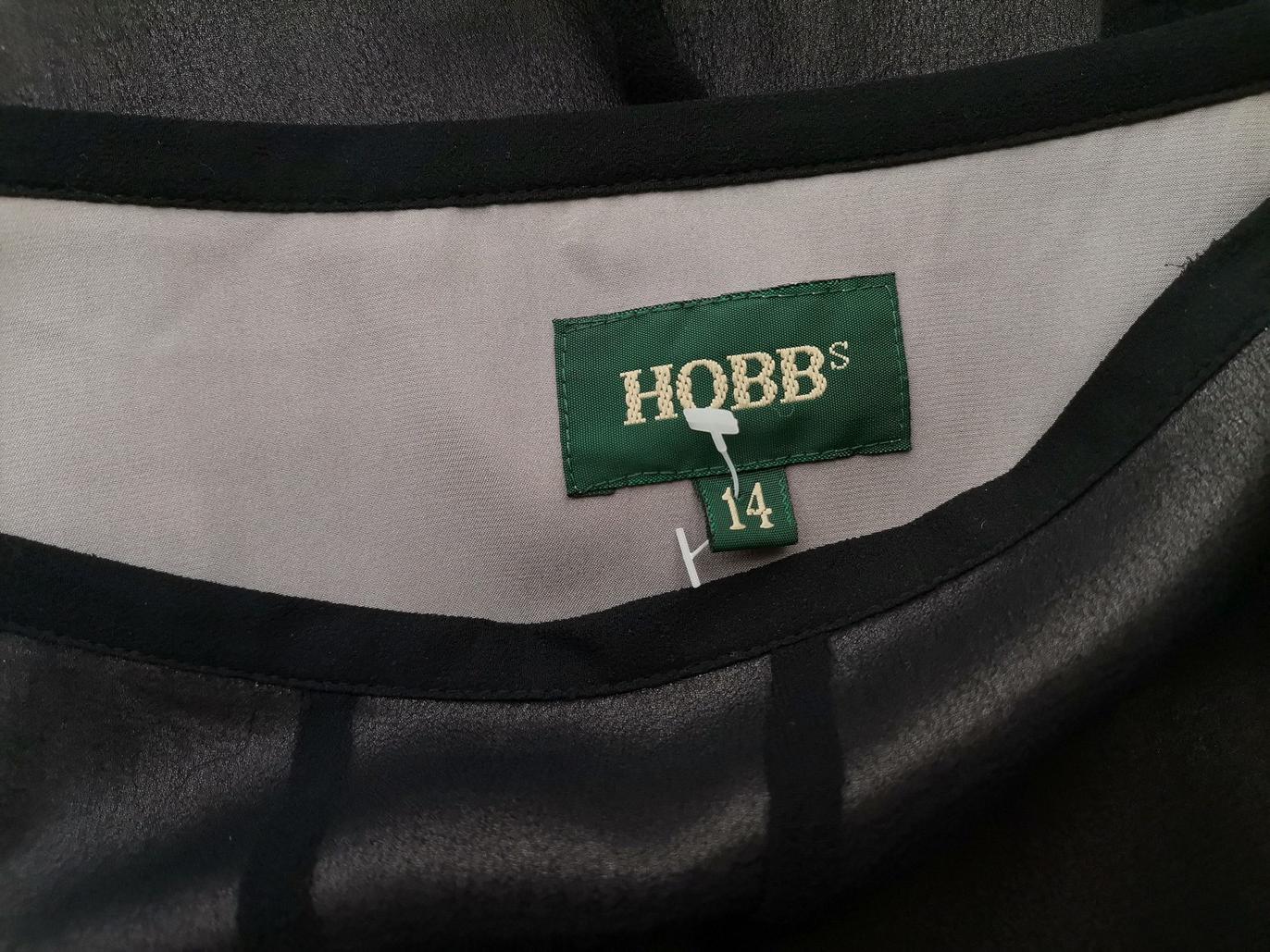 Hobbs London Stl 14 (42) Färg Svart Maxikjol Kjol Lång Material Siden 100%