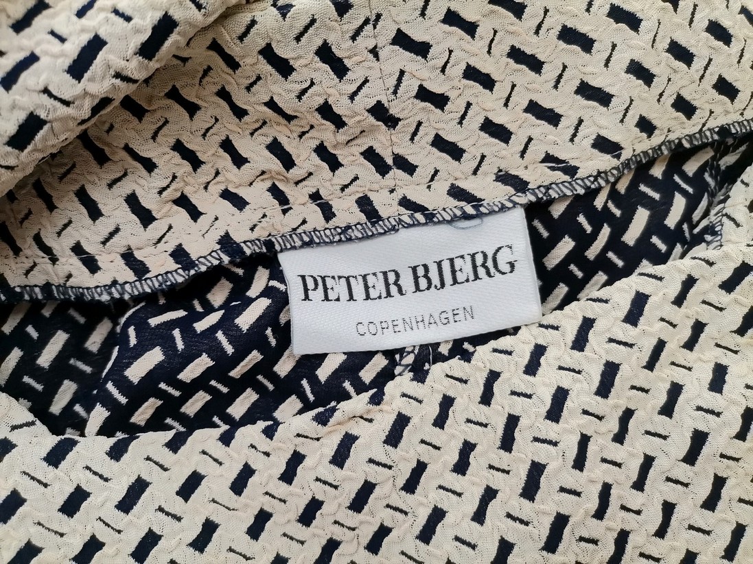 Peter Bjerg Copenhagen Stl 38 Färg Beige Eleganta Byxor Material Rayon