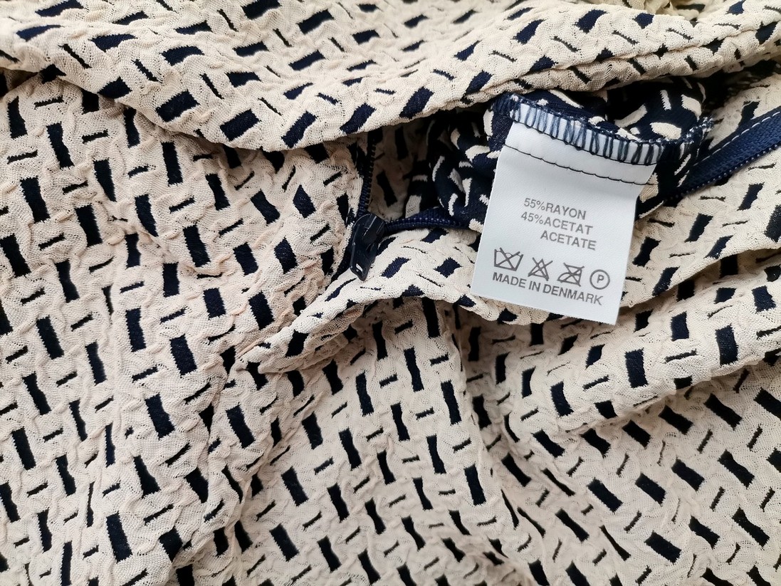 Peter Bjerg Copenhagen Stl 38 Färg Beige Eleganta Byxor Material Rayon