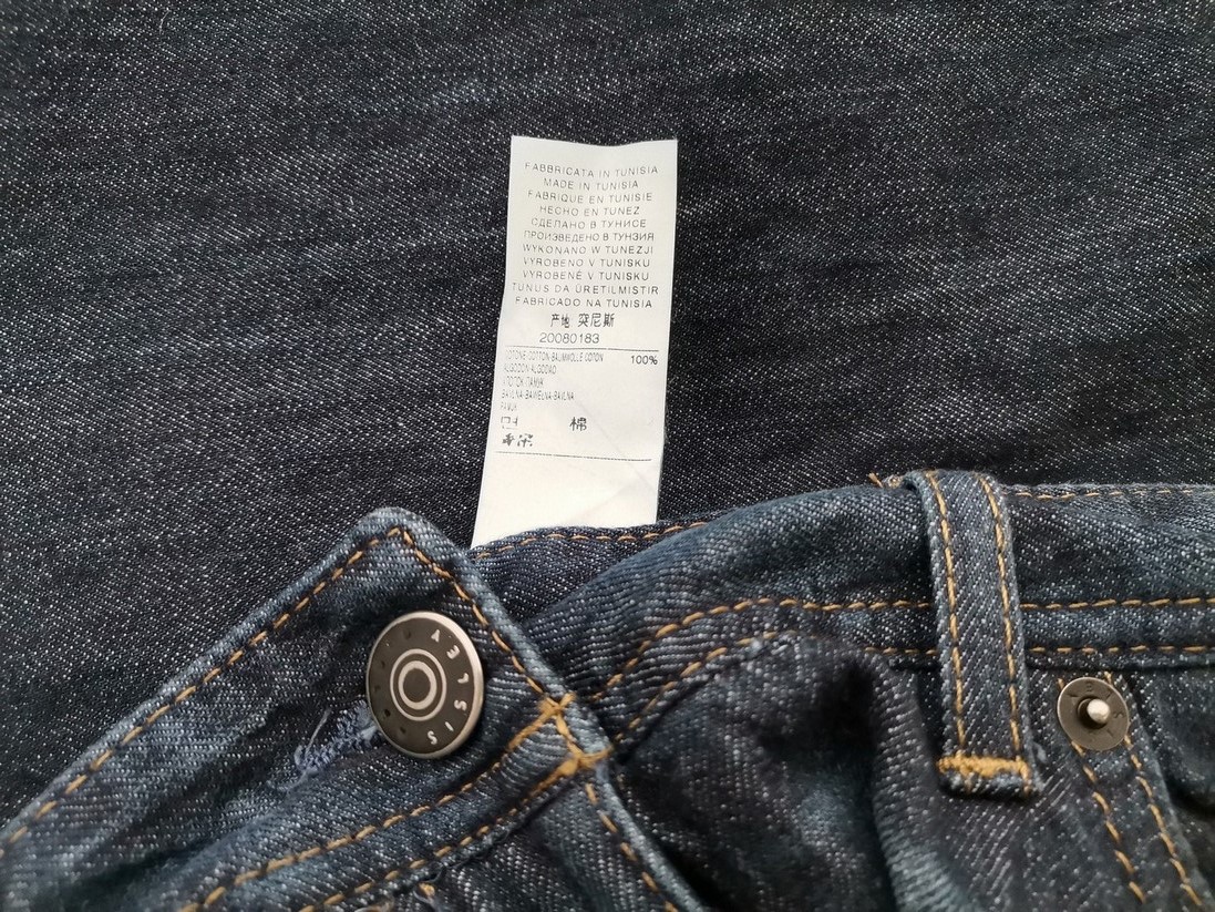 Sisley Stl 42 Färg Marinblå Jeans Material Bomull 100%