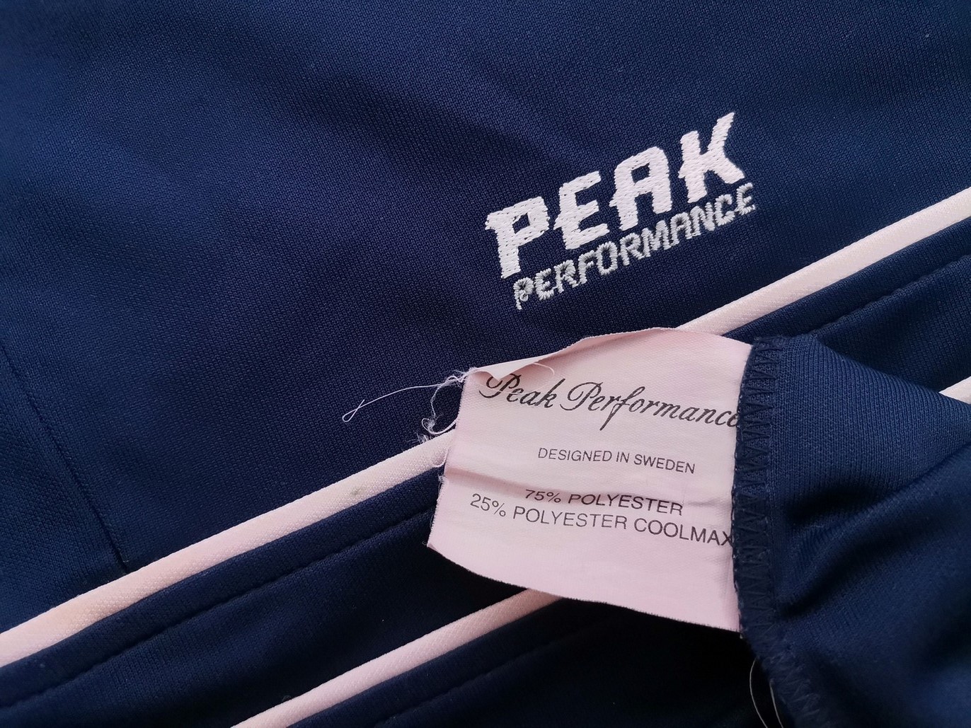 Peak performance Stl M Färg Marinblå Krage Herr Polo Kortärmad