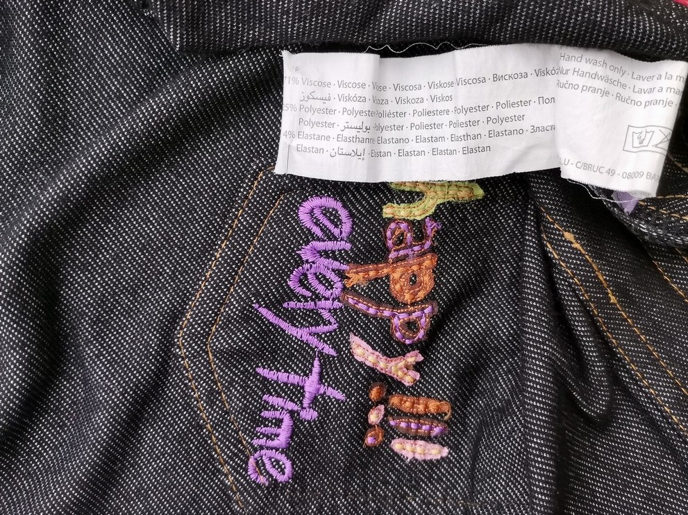 DESIGUAL Stl S/M Färg Marinblå Leggings Material Viskos