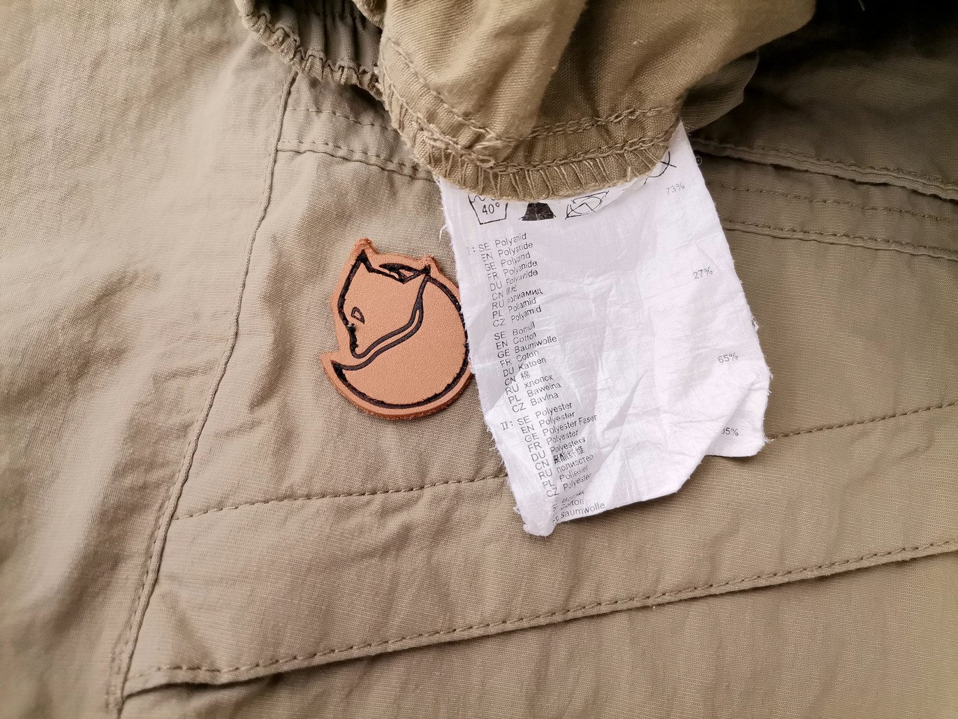 Fjällräven Stl 36 Färg Khaki Shorts