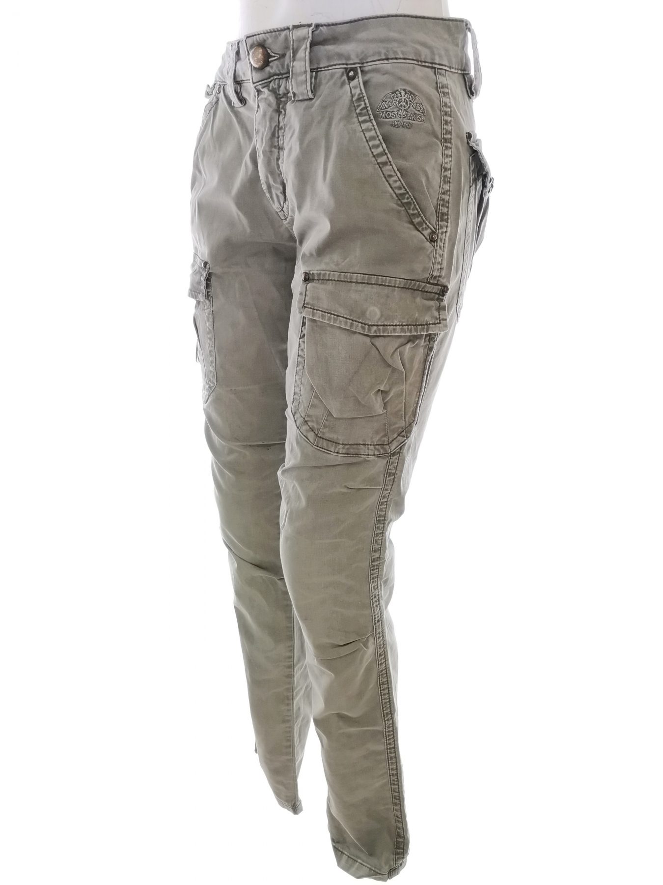 Mos Mosh Stl 36 Färg Khaki Jeans Material Bomull