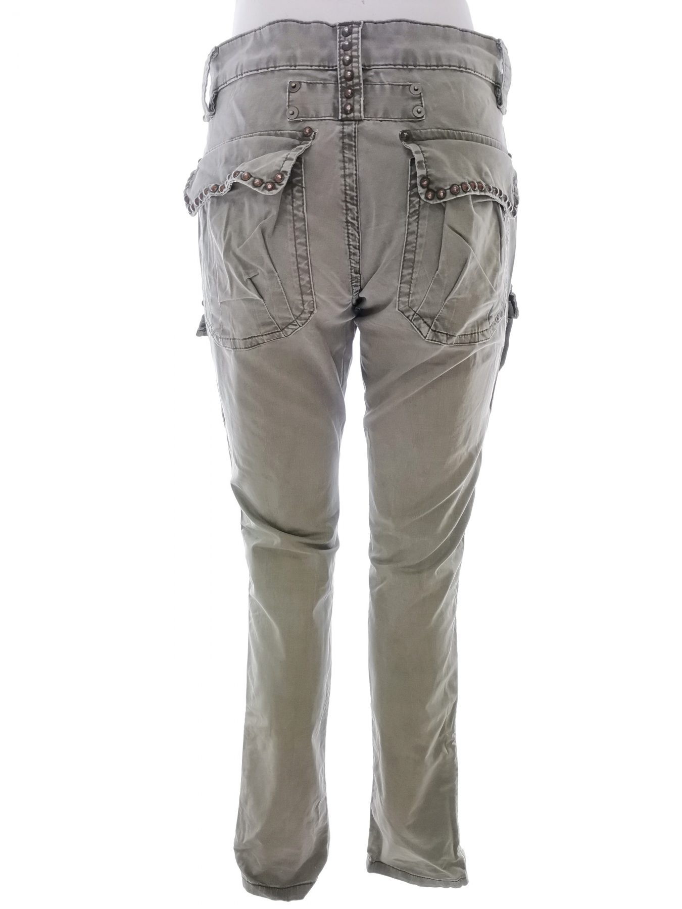 Mos Mosh Stl 36 Färg Khaki Jeans Material Bomull