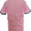 Fred Perry Stl S Färg Rosa Prickar Krage Herr skjorta, casual Kortärmad Material Bomull 100%