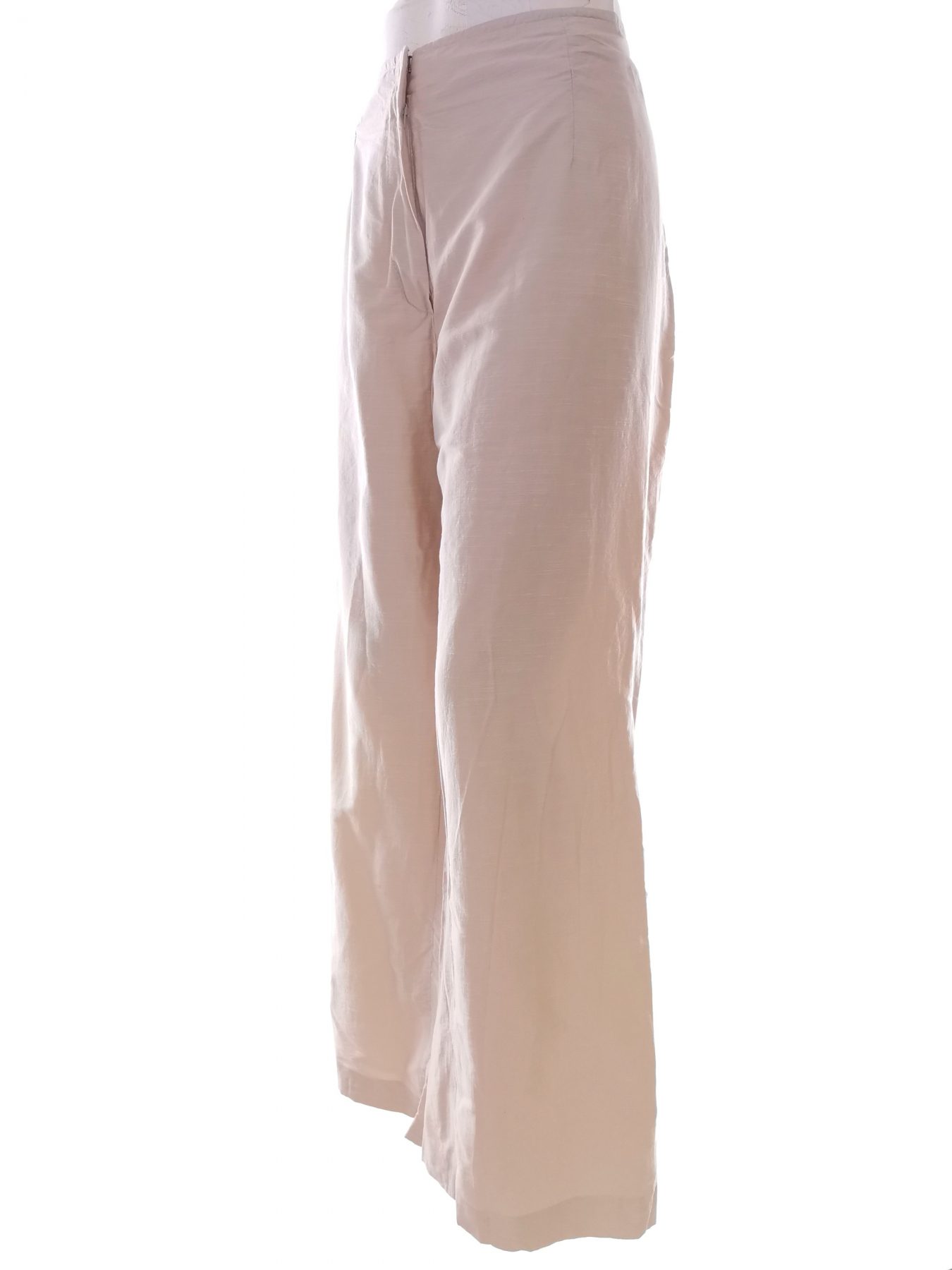 Ulla Popken Stl 52 Färg Beige Casual Byxor Material Viskos