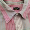 Pepe jeans Stl L Färg Rosa Ränder Krage Herr skjorta, casual Kortärmad Material Bomull 100%