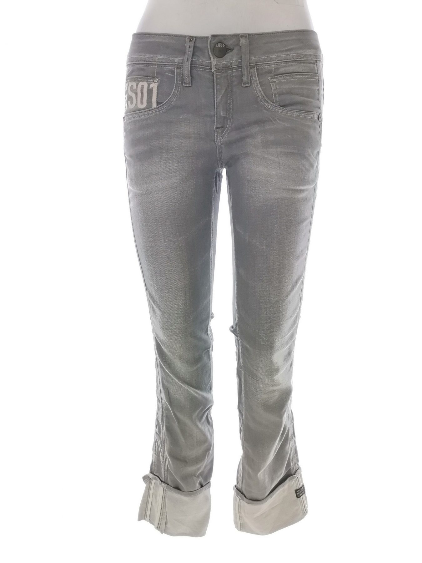 G-Star Raw Stl W27 L32 Färg Grå Jeans Material Bomull