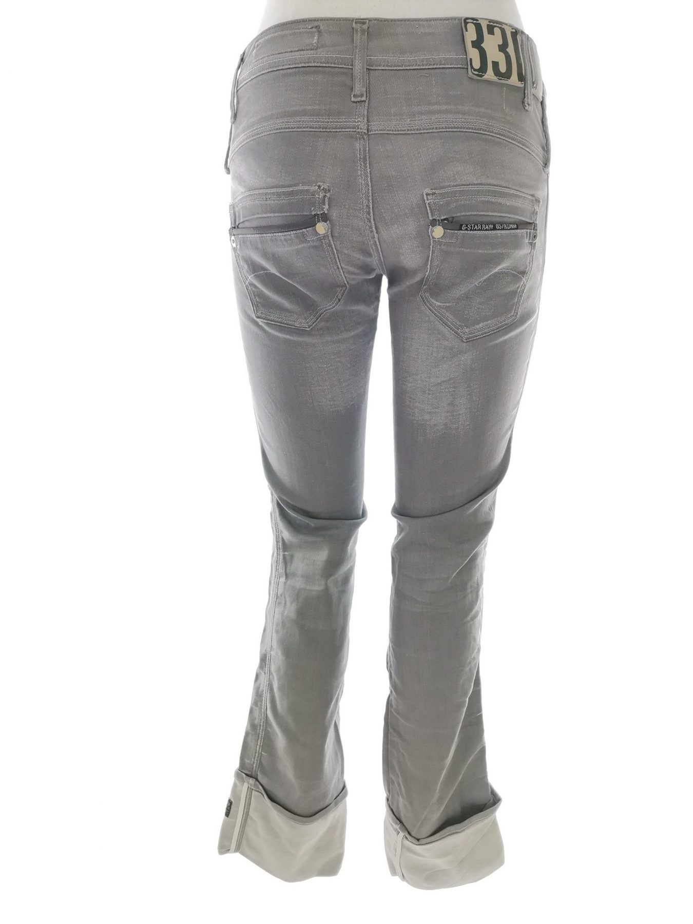 G-Star Raw Stl W27 L32 Färg Grå Jeans Material Bomull