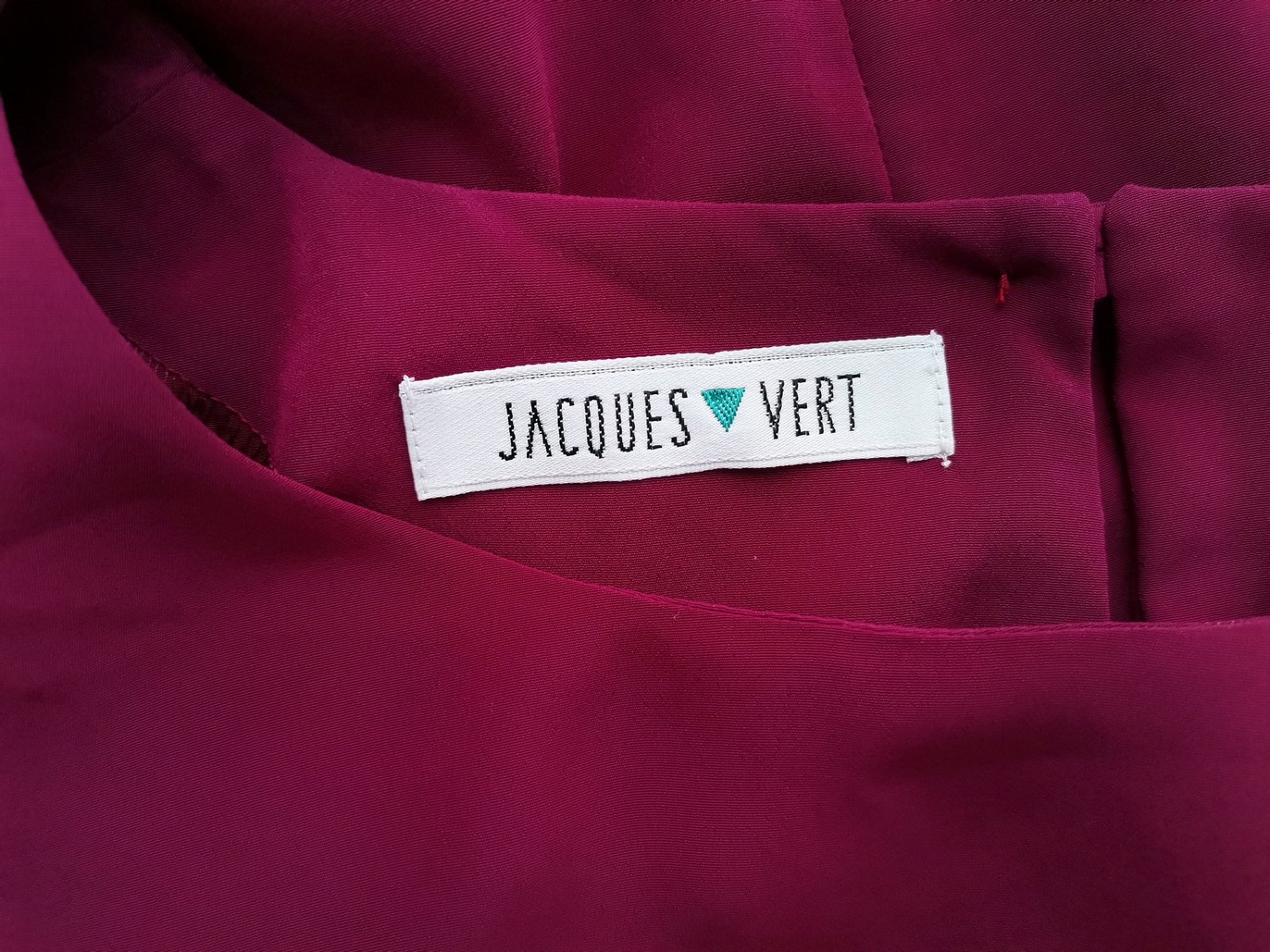 Jacques Vert Stl 38 Färg Fuchsia Rund hals Blus Kortärmad