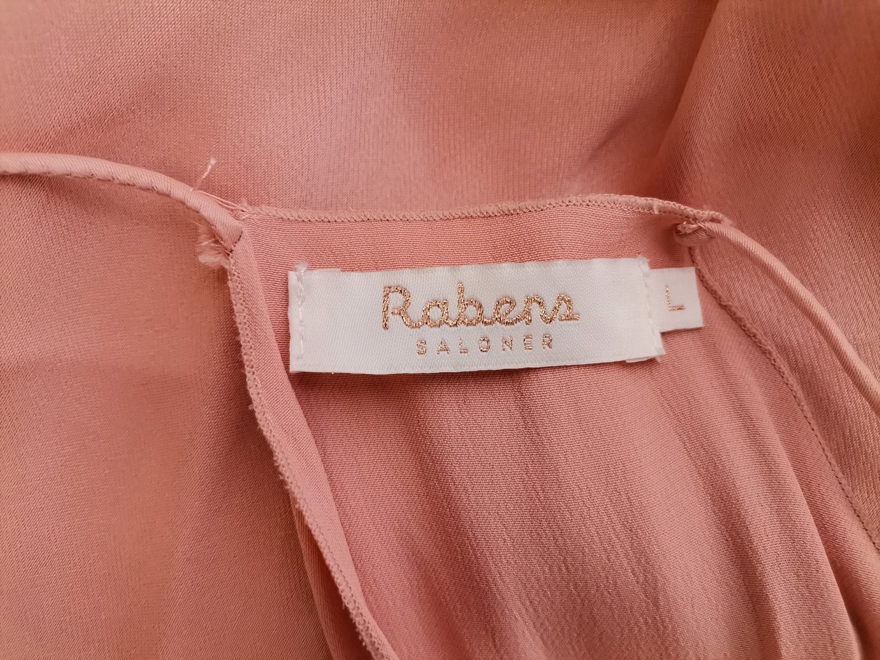 Rabens saloner Stl L Färg Pudrig Rosa V-ringning Blus Ärmlös Material Viskos 100%