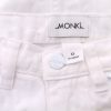 Monki Stl XS Färg Vit Minikjol Kjol Kort Material Bomull 100%