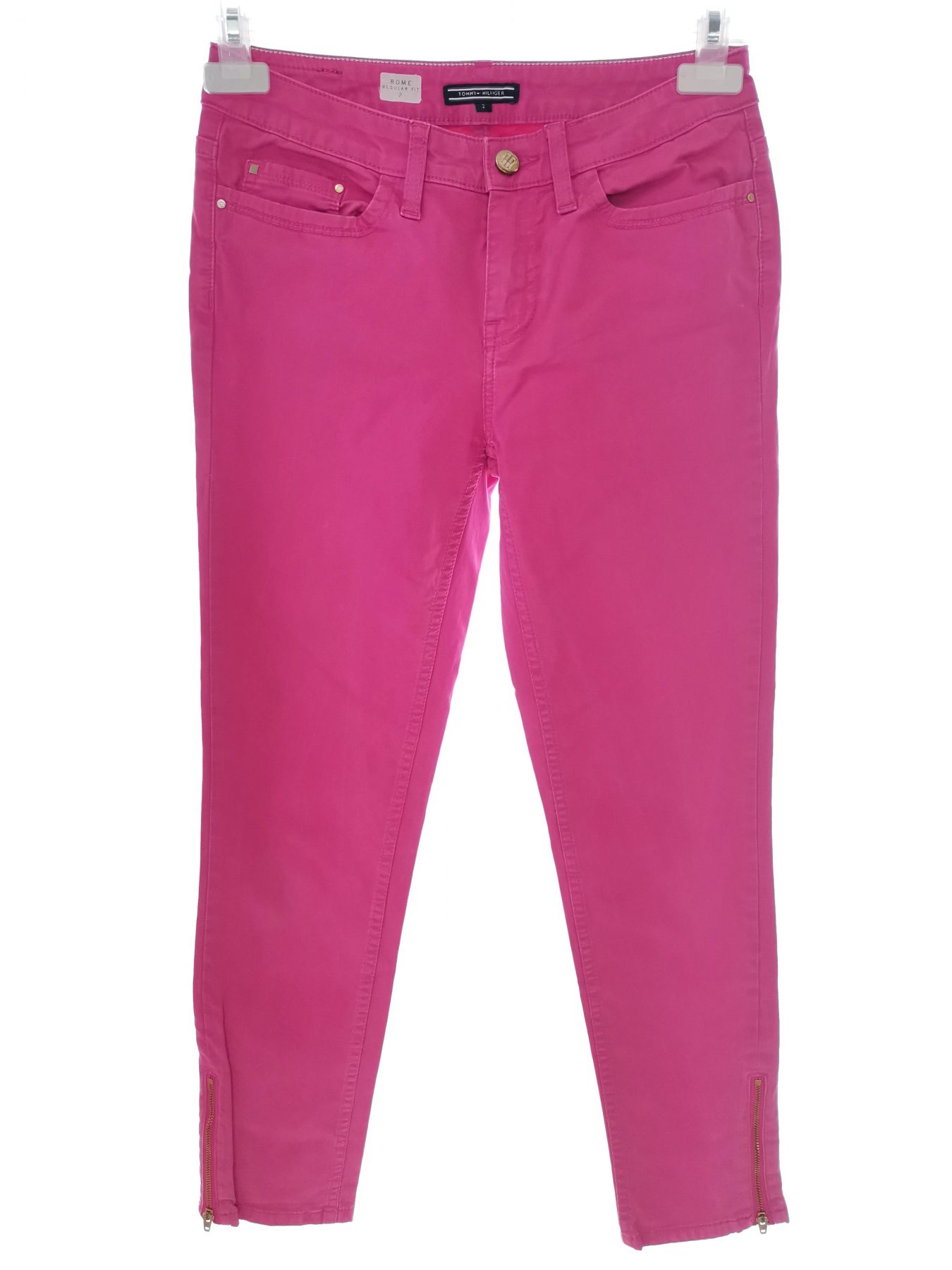 Tommy hilfiger Stl 2 (38) Färg Rosa Jeans Material Bomull