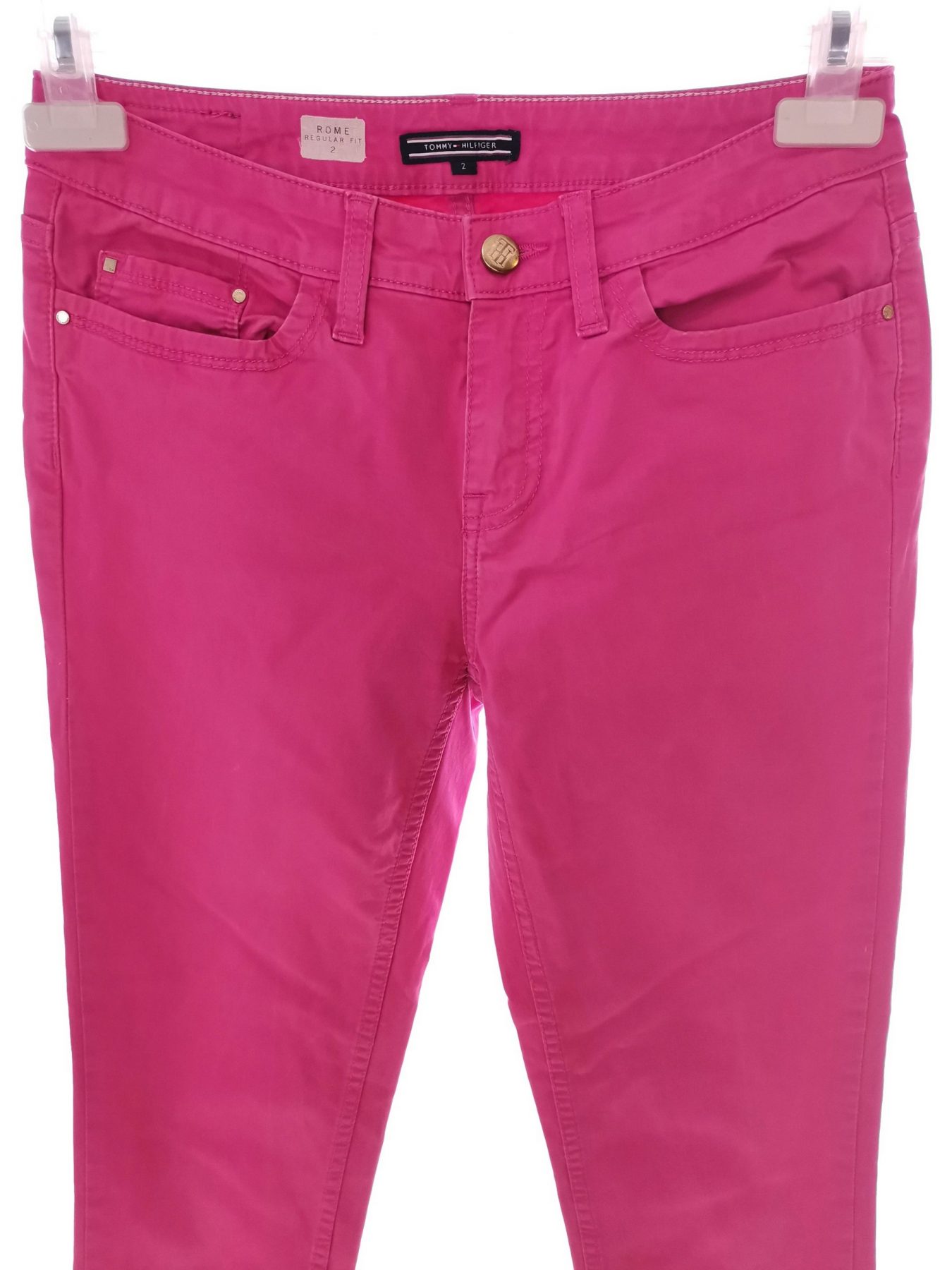 Tommy hilfiger Stl 2 (38) Färg Rosa Jeans Material Bomull